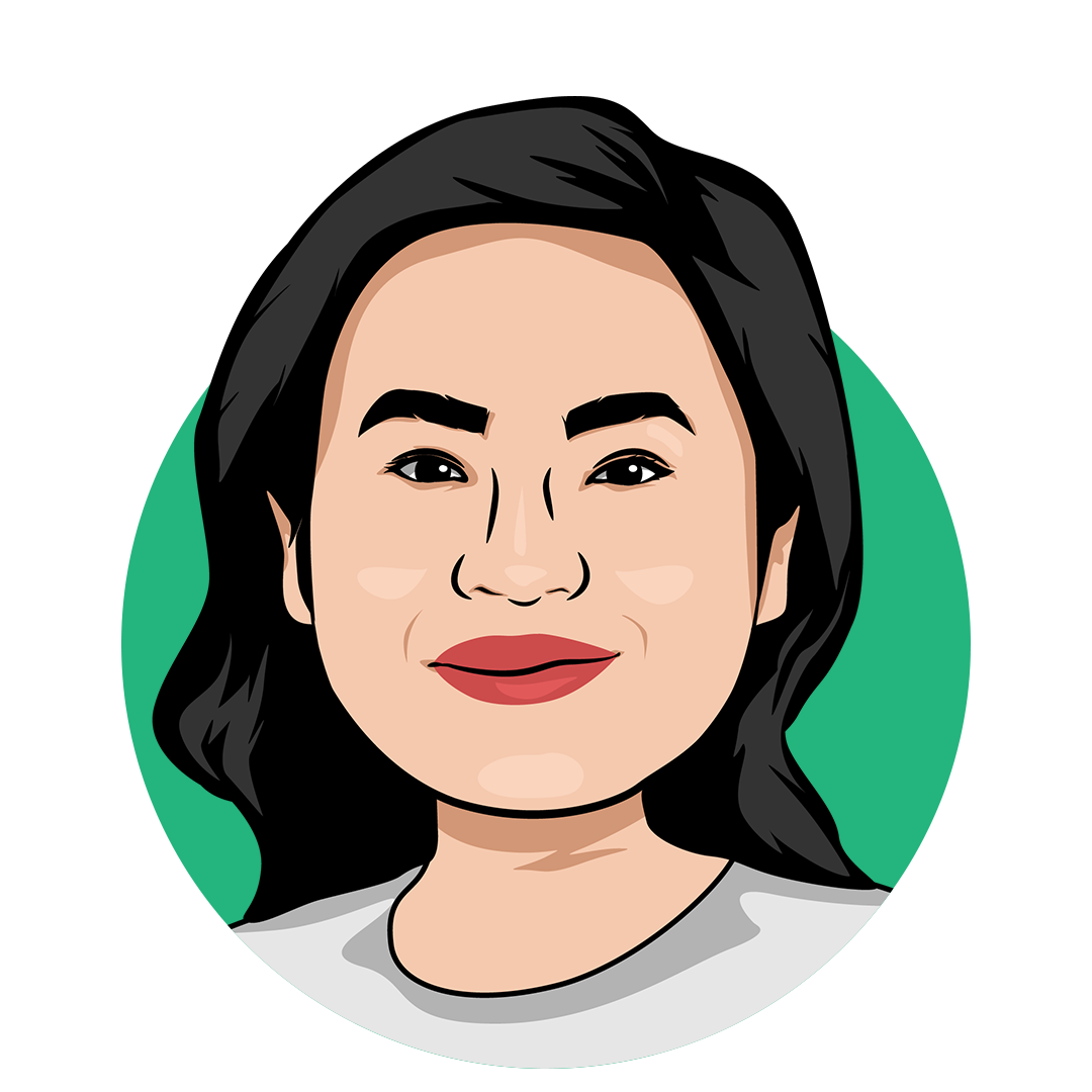 Illustrated portrait of Kirsten Hipolito